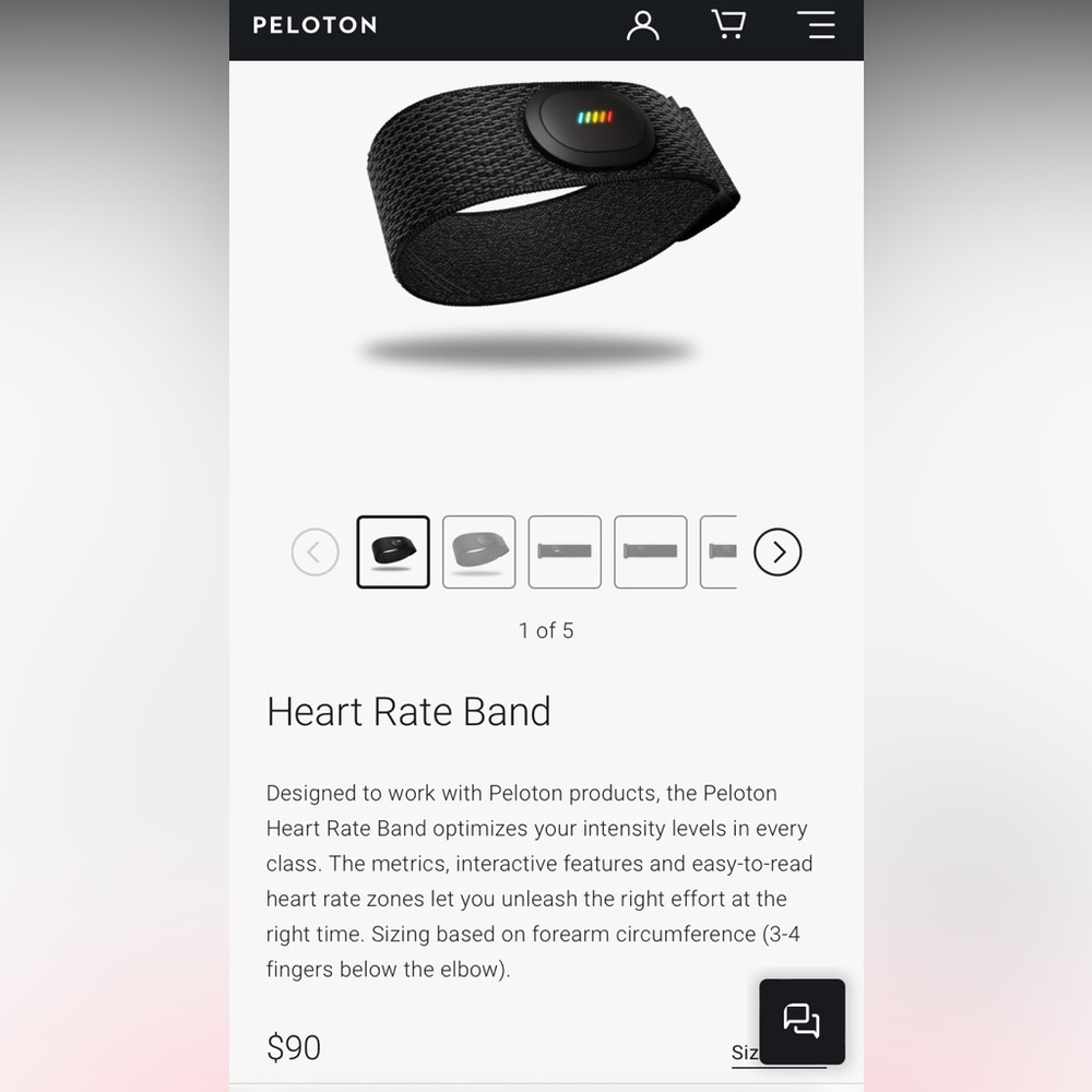 💥New unisex Peloton Heart Rate monitor💥